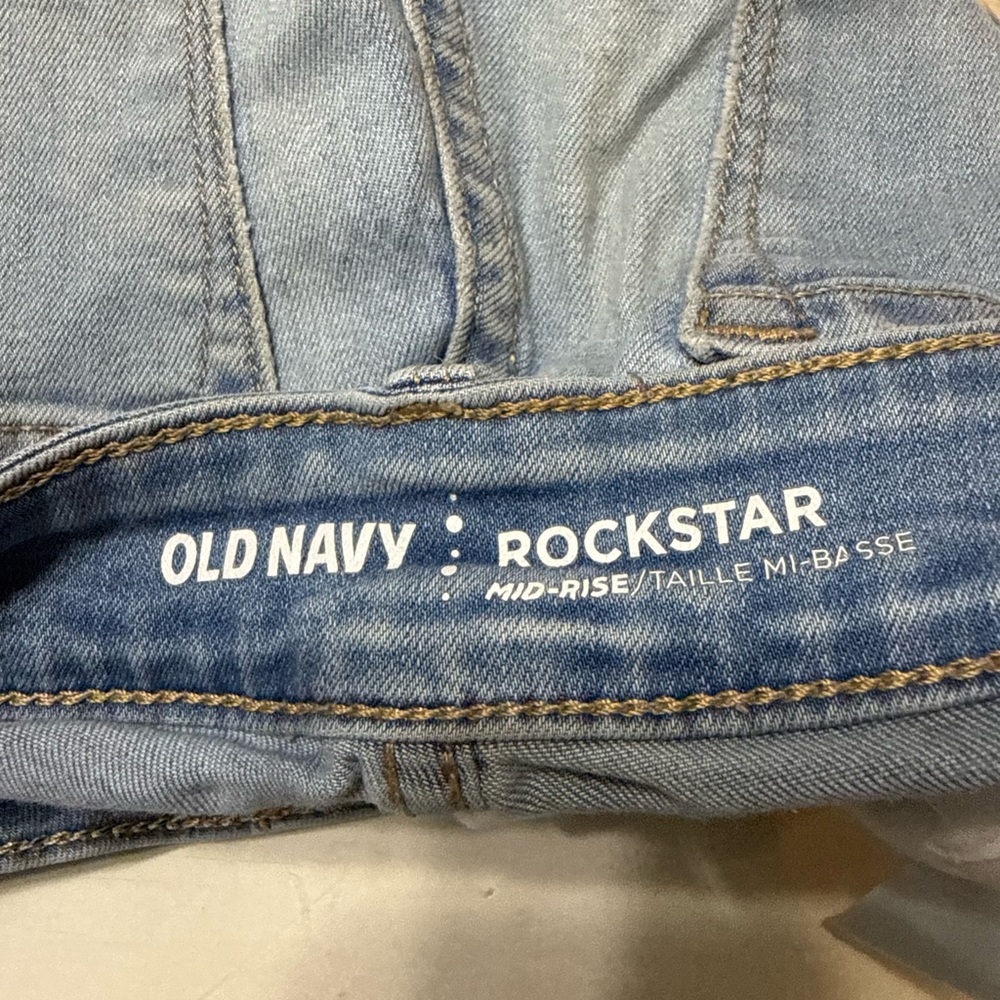 Old Navy Light Blue Rockstar Jeans
